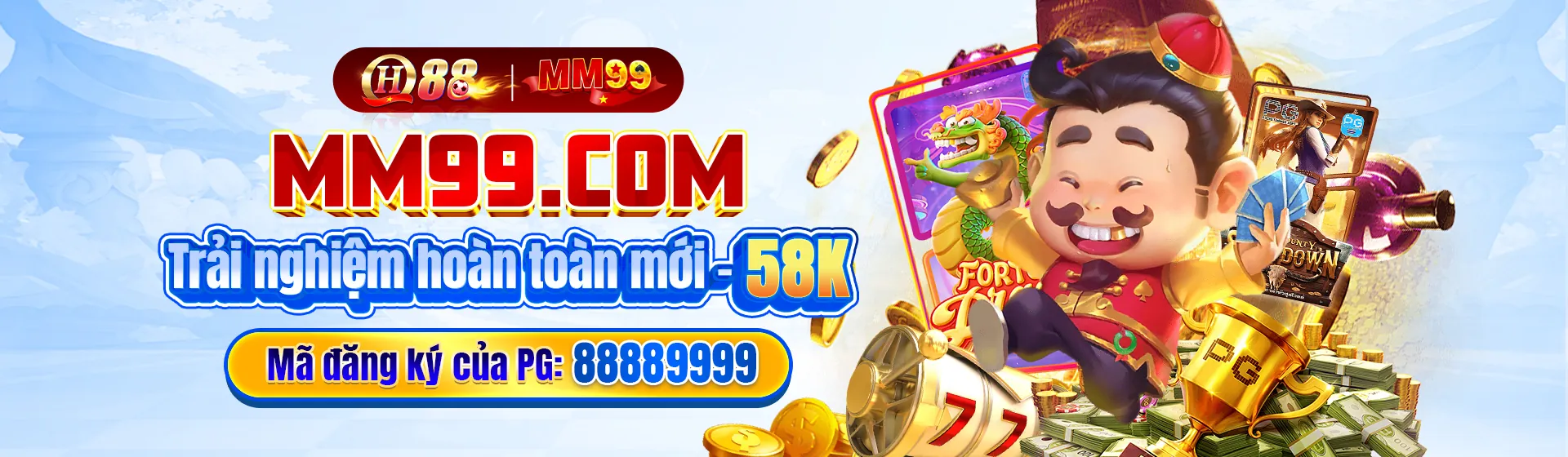Máy đánh bạc neww88 login với biểu tượng may mắn và tiền vàng